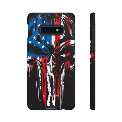 Military Grunge Skull Patriotic - Protective Phone Case