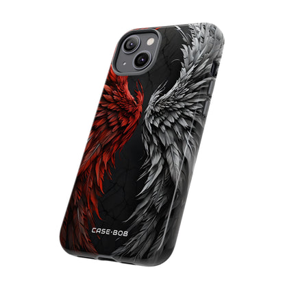 Crimson White Wings iPhone 14 Plus Case - Tough