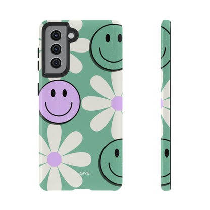 Playful Retro Blooms - Samsung Case