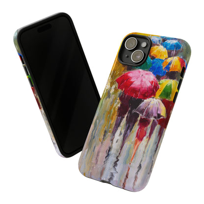 Oil Painting - Rainy Day - Protective Phone Case