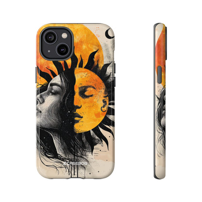 Sunlit Duality | Protective Phone Case for iPhone