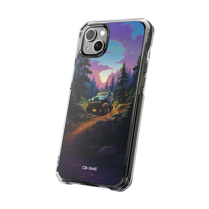 Sunset Forest Drive iPhone Case - Impact