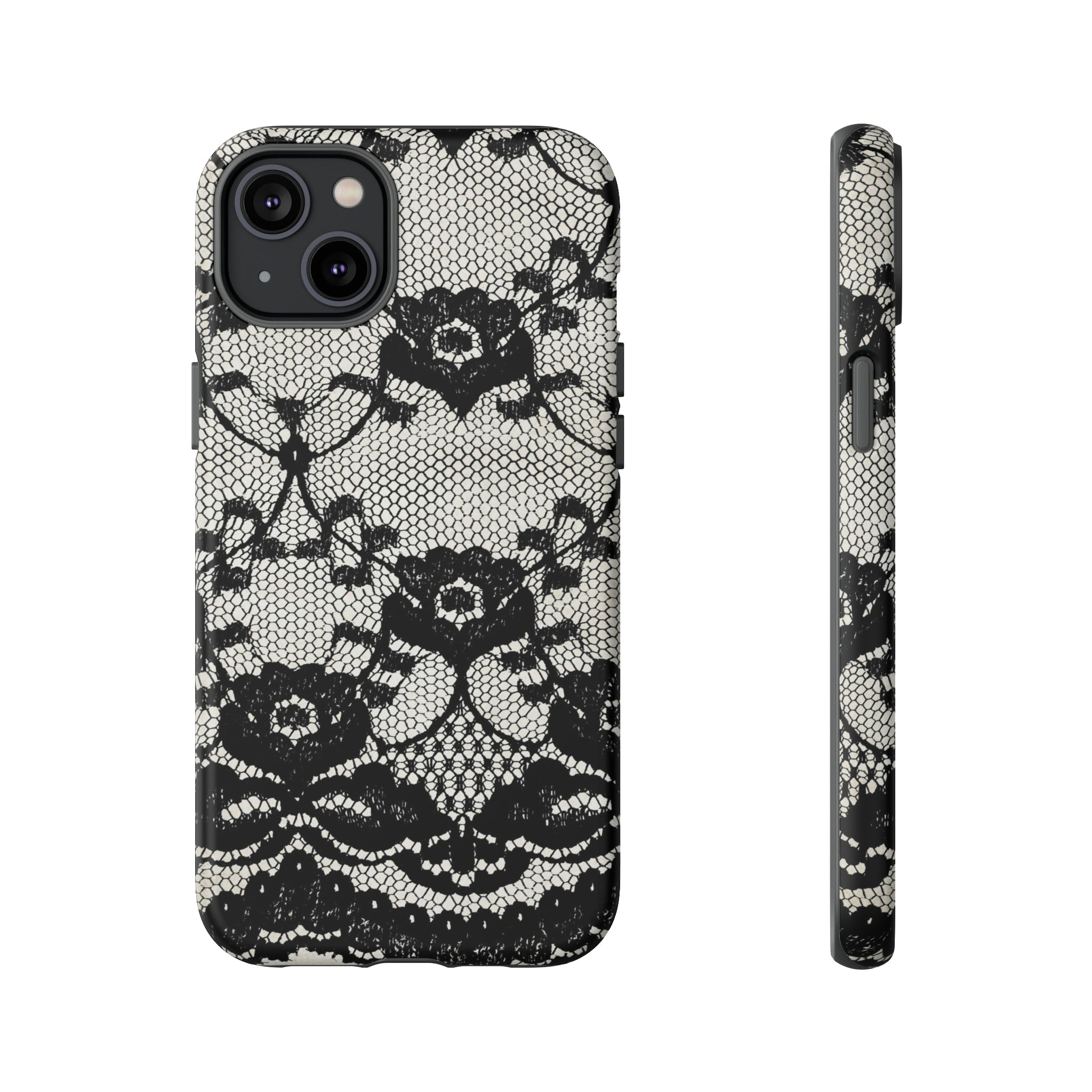 Lilrunge Gothic Flower - Protective Phone Case