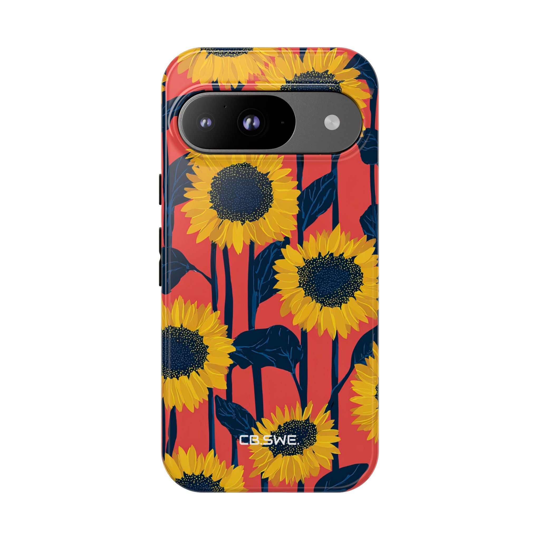 Sunflower Joy Coral Google Pixel 9 - Tough