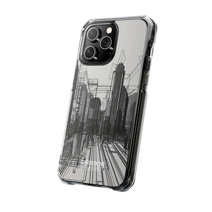 Urban Line Maze iPhone 14 - Impact Clear+