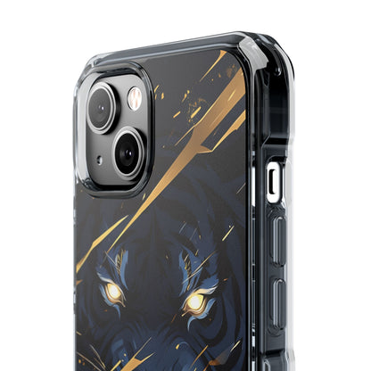 Tiger's Glowing Gaze iPhone Case - Impact