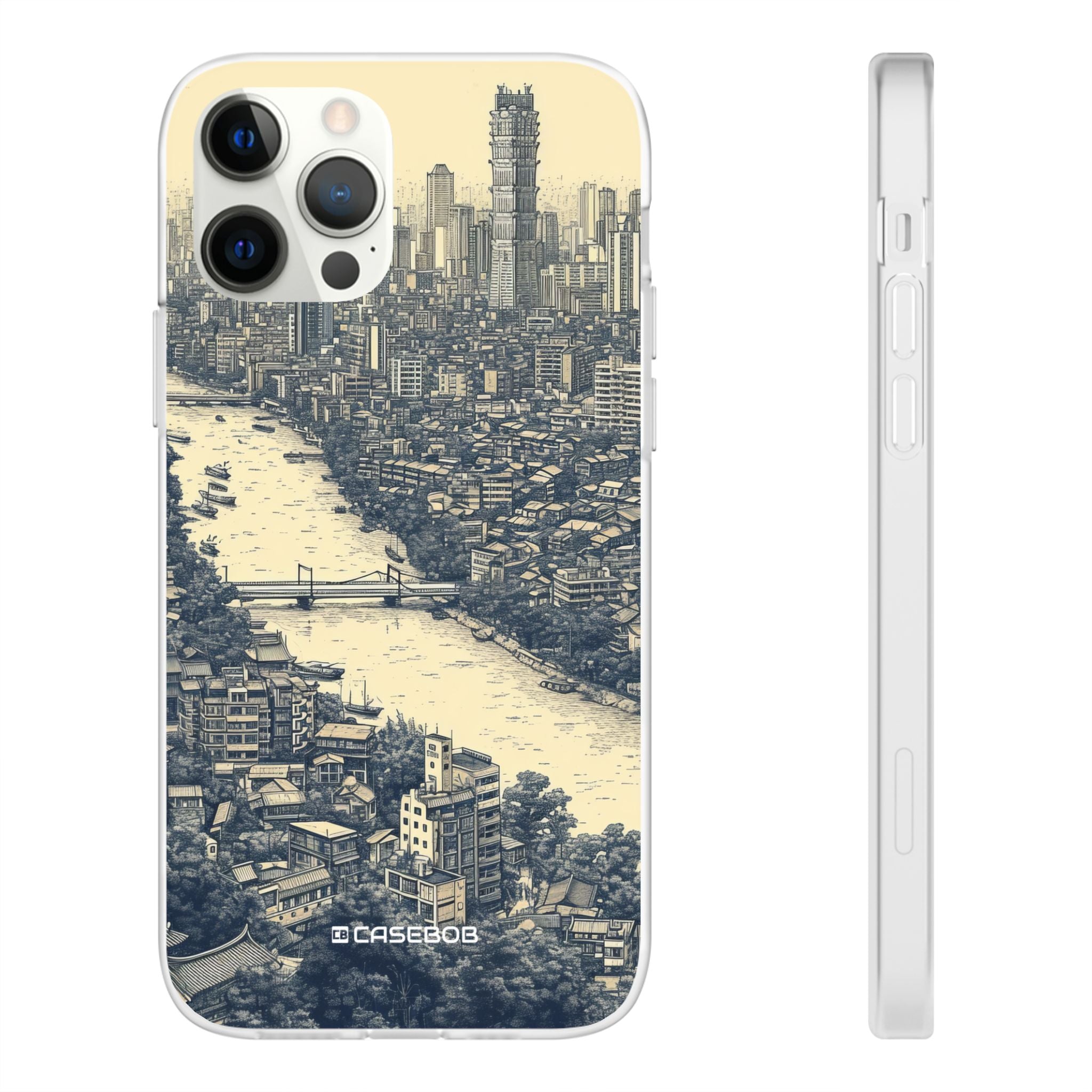 Nostalgic Metropolis | Flexible Phone Case for iPhone