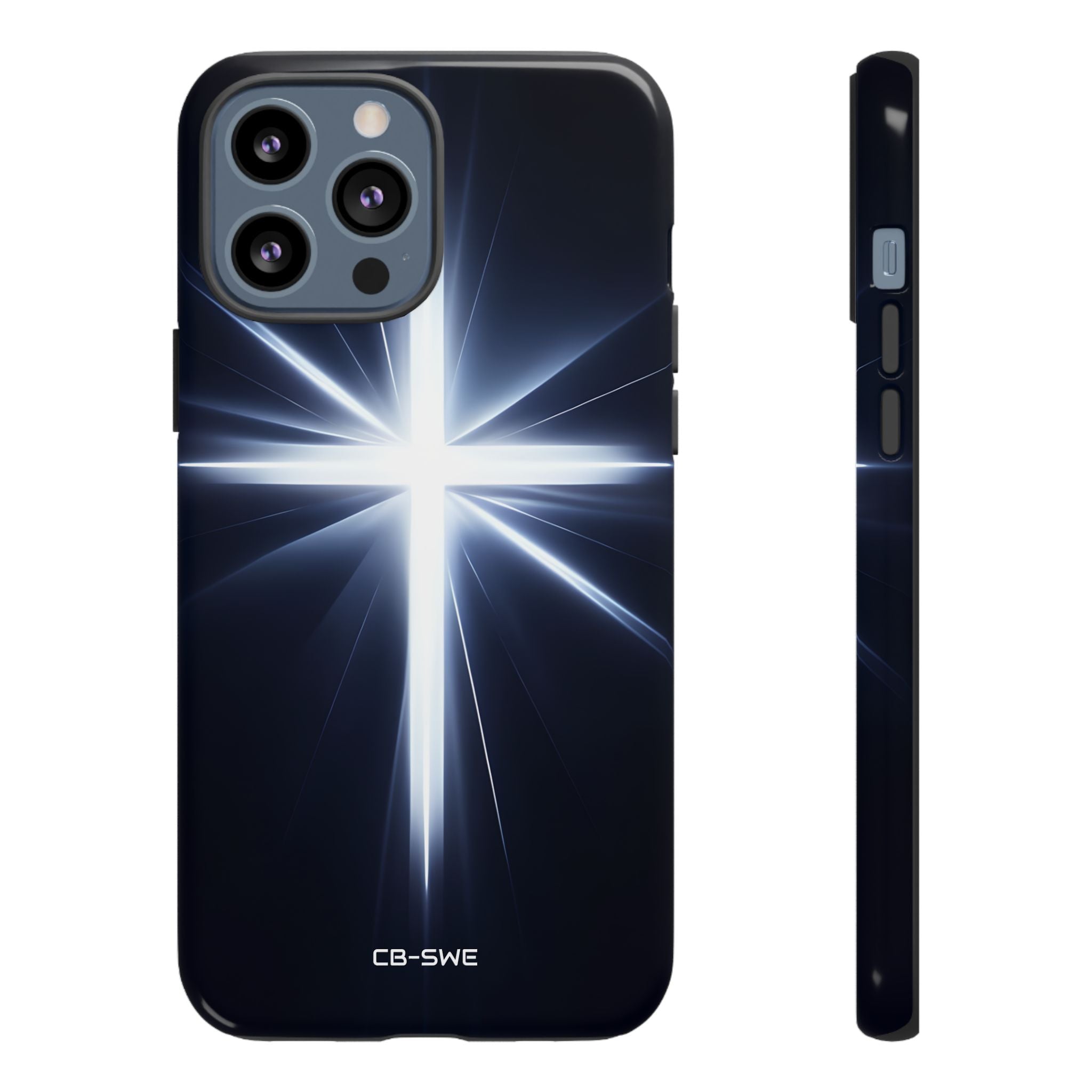 Luminous Cross Radiance - iPhone Case