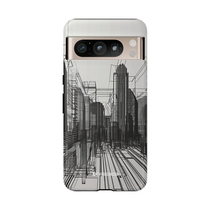 Urban Wireframe - Phone Case for Google Pixel