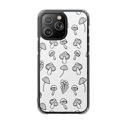 Mushroom Line Play iPhone Case - Impact