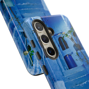 Blue City Morocco - Protective Phone Case