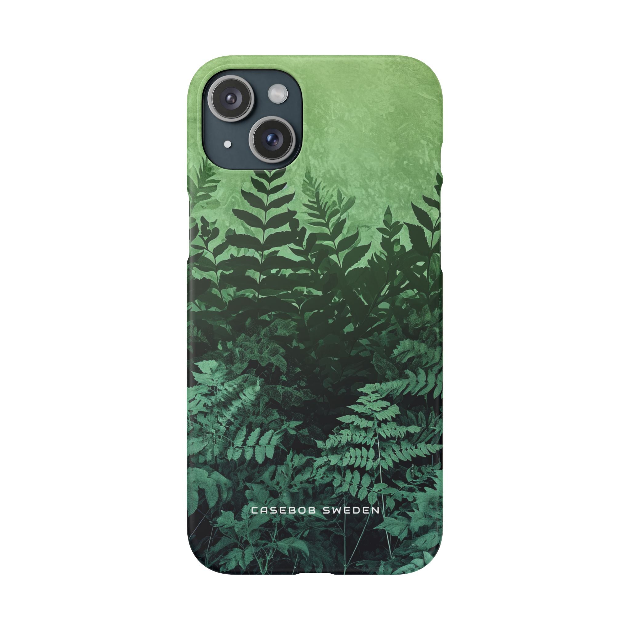 Gradient Fernscape Lush iPhone 15 - Slim Phone Case