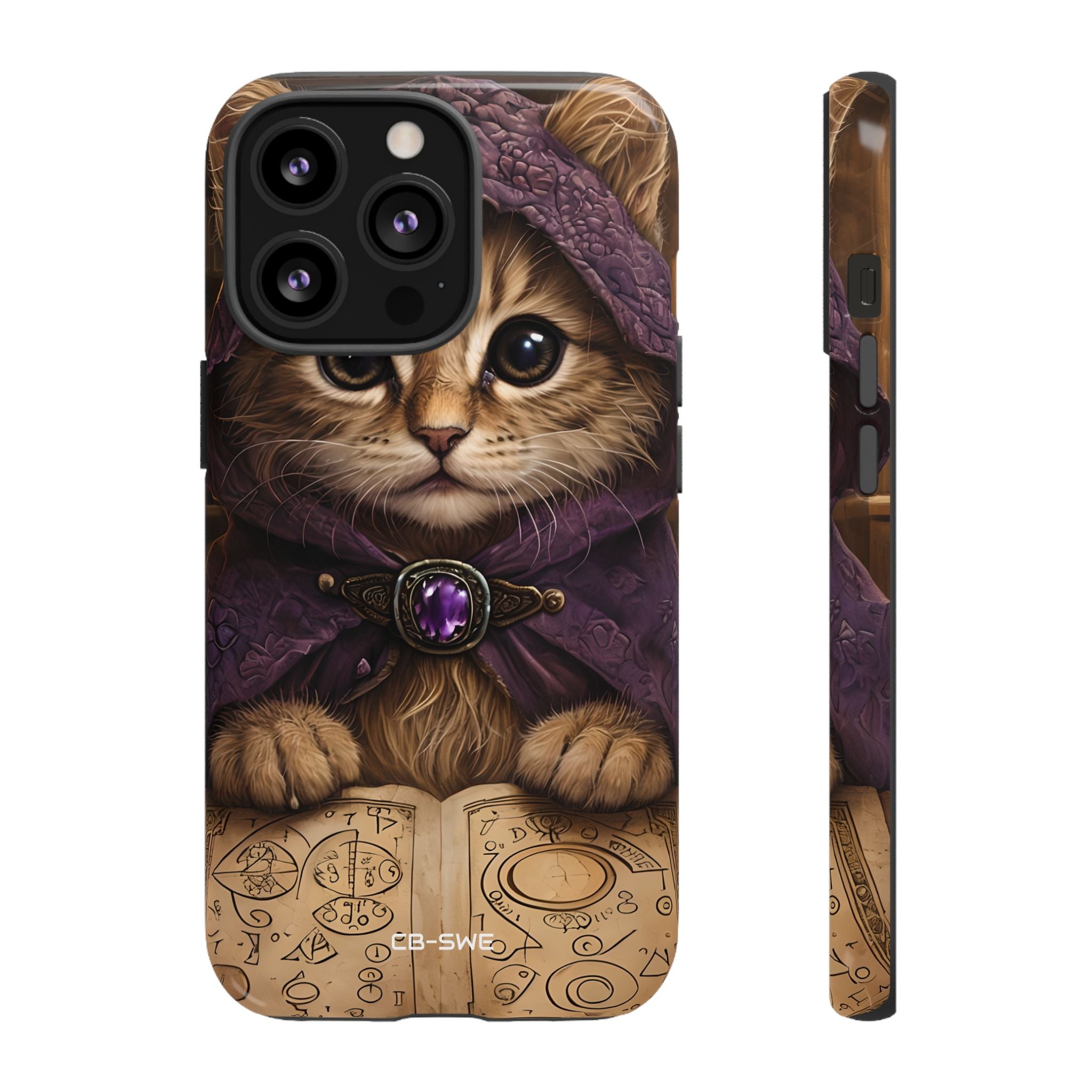 Mystical Wizard Cat - iPhone Case