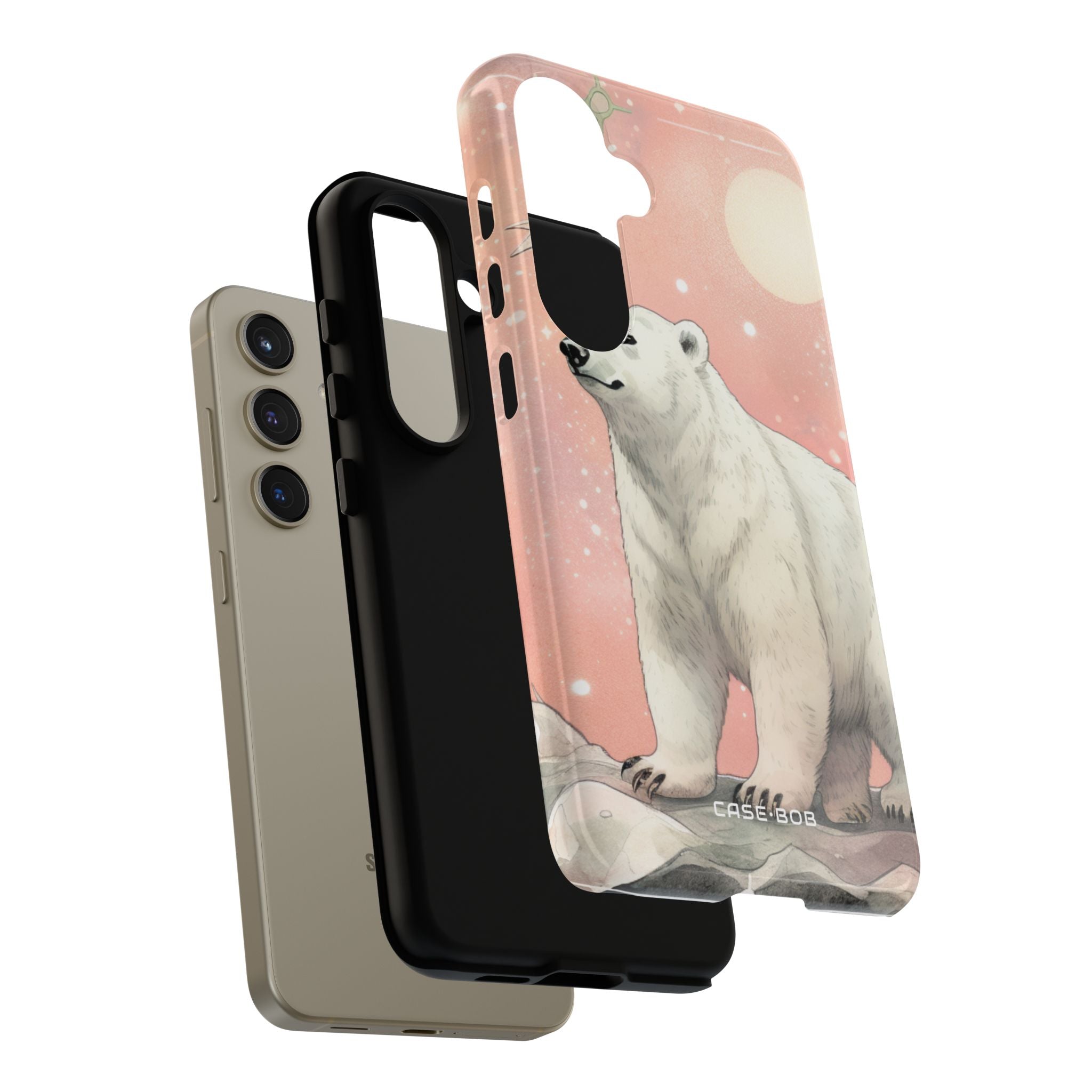 Polar Bear Dream Samsung S24 Case - Tough