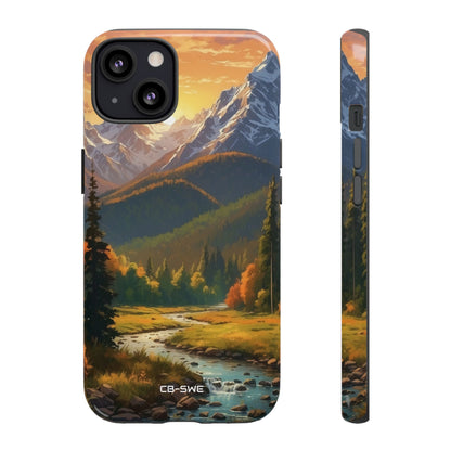 Mountain Reflections Glimmer - iPhone Case