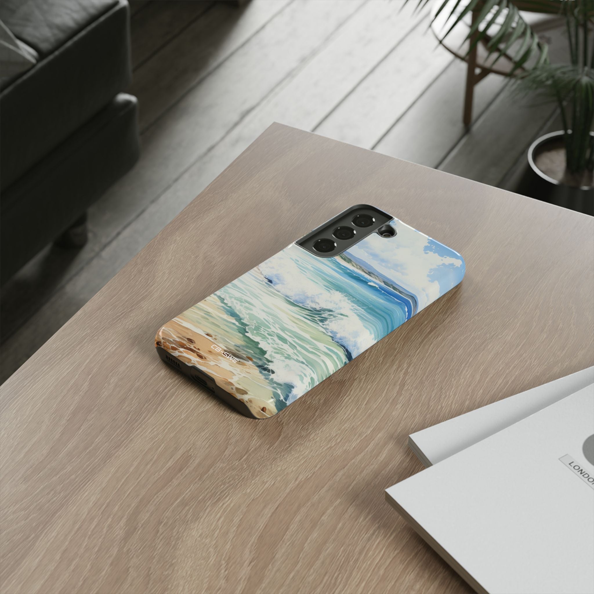 Serene Coastal Watercolors - Samsung Case