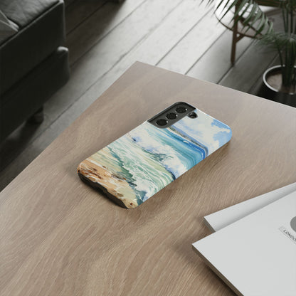 Serene Coastal Watercolors - Samsung Case