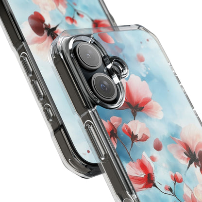 Pink Blossom Drift iPhone 15 Case - Impact