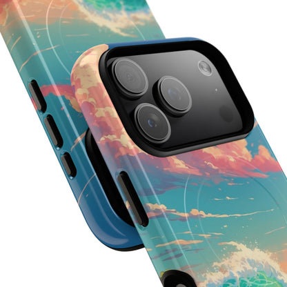 Turquoise Curl iPhone 17 Pro Case - Tough+