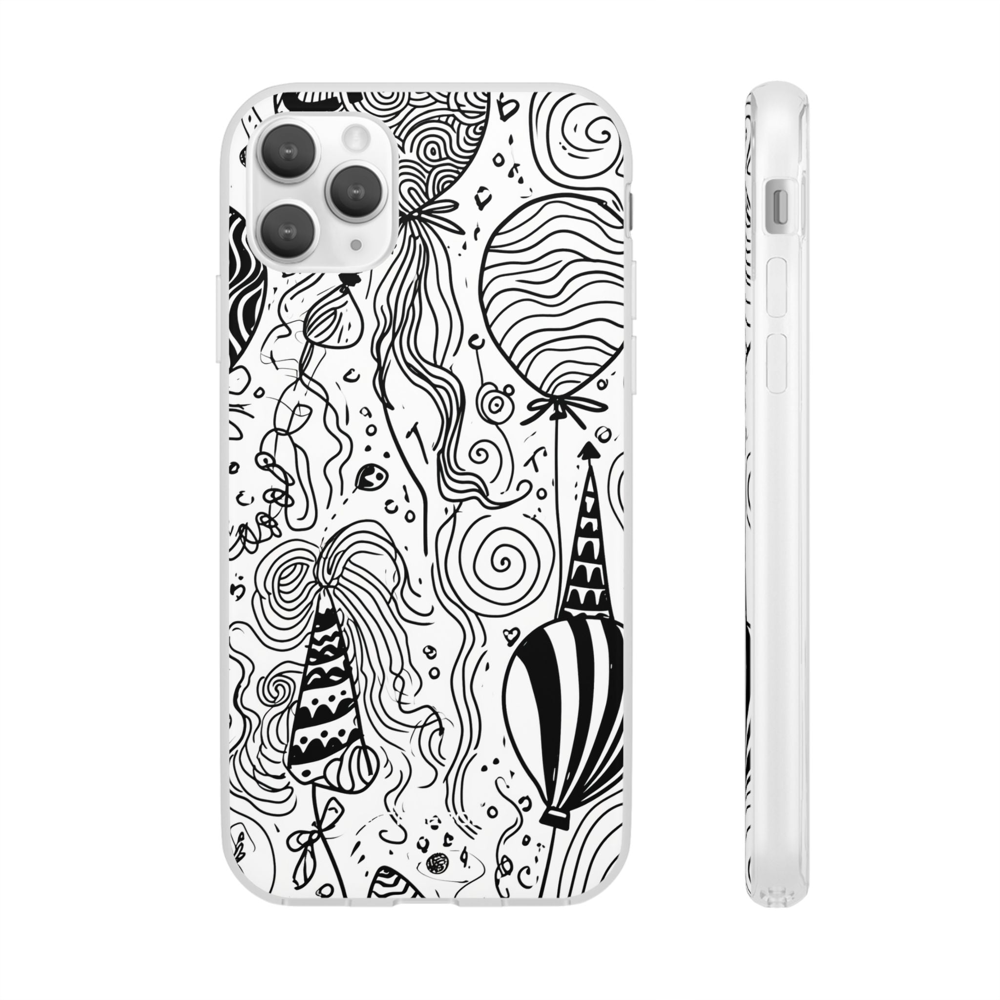 Whimsical Festivity | Flexible Phone Case for iPhone