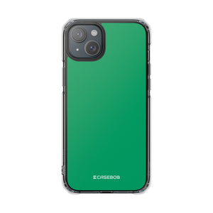 Jade Green | Phone Case for iPhone (Clear Impact Case - Magnetic)