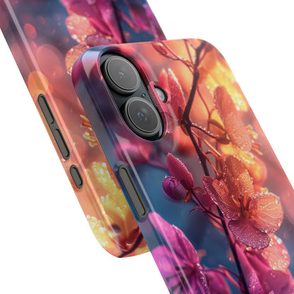 Surreal Flower Harmony iPhone 16 - Slim Phone Case