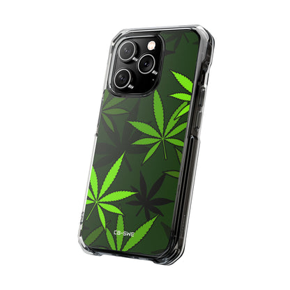 Green Leaf Symmetry iPhone Case - Impact