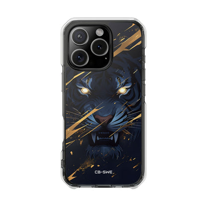 Tiger's Glowing Gaze iPhone Case - Impact
