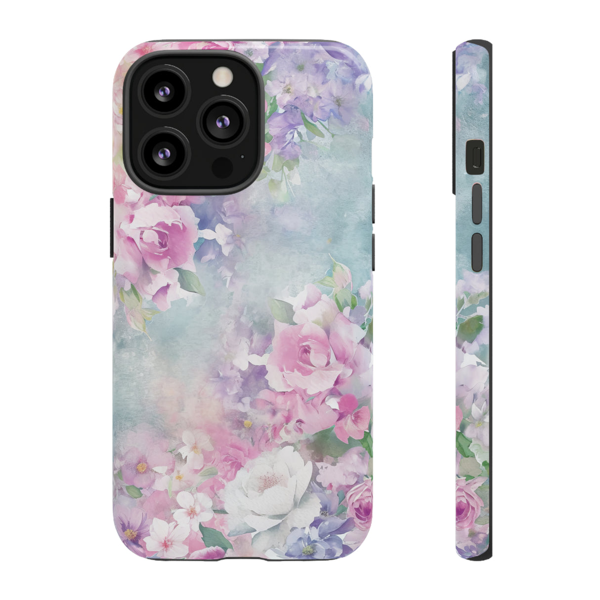 Floral Pastel Whisper - Protective Phone Case