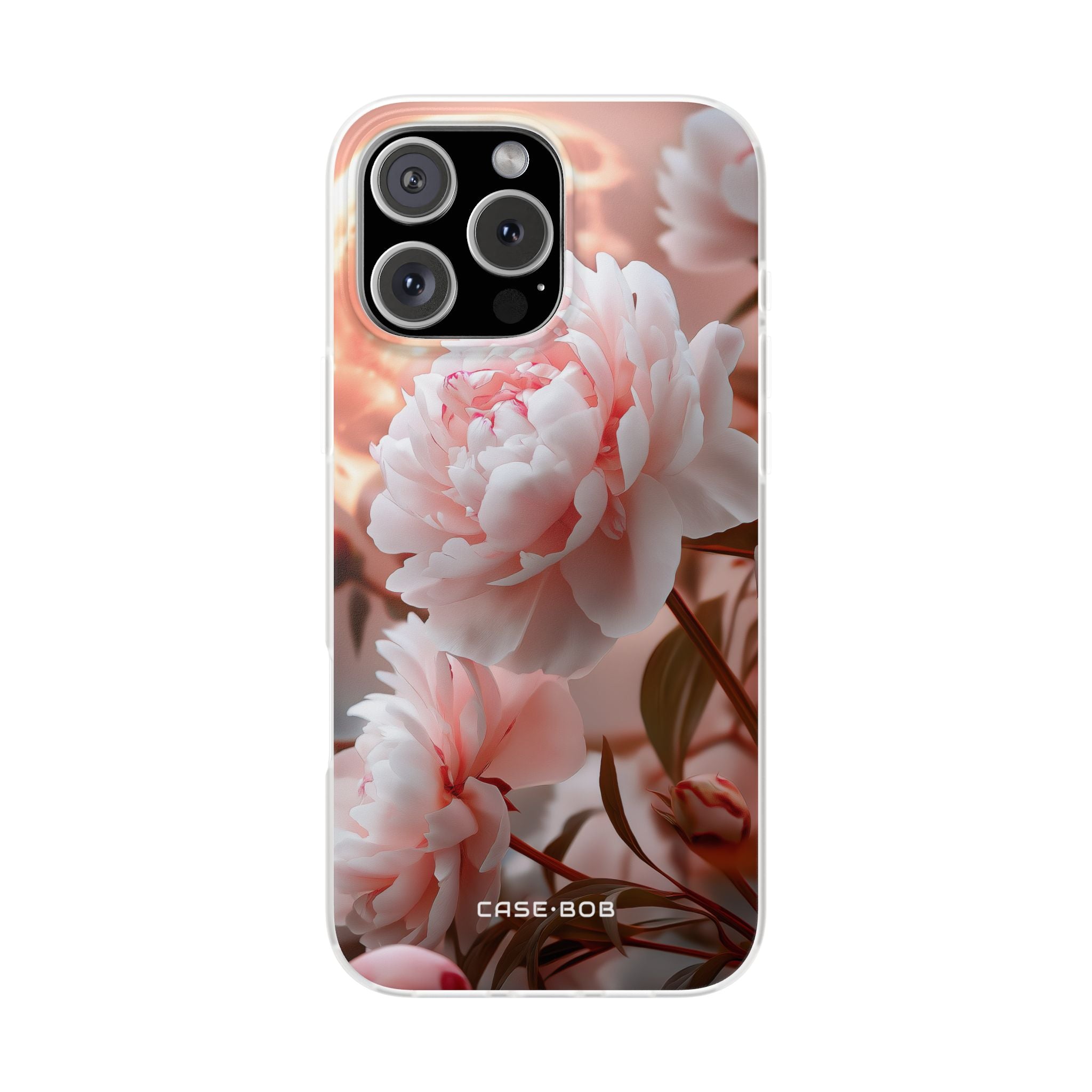 Peony Moonlight iPhone 16 Pro Max Case - Soft