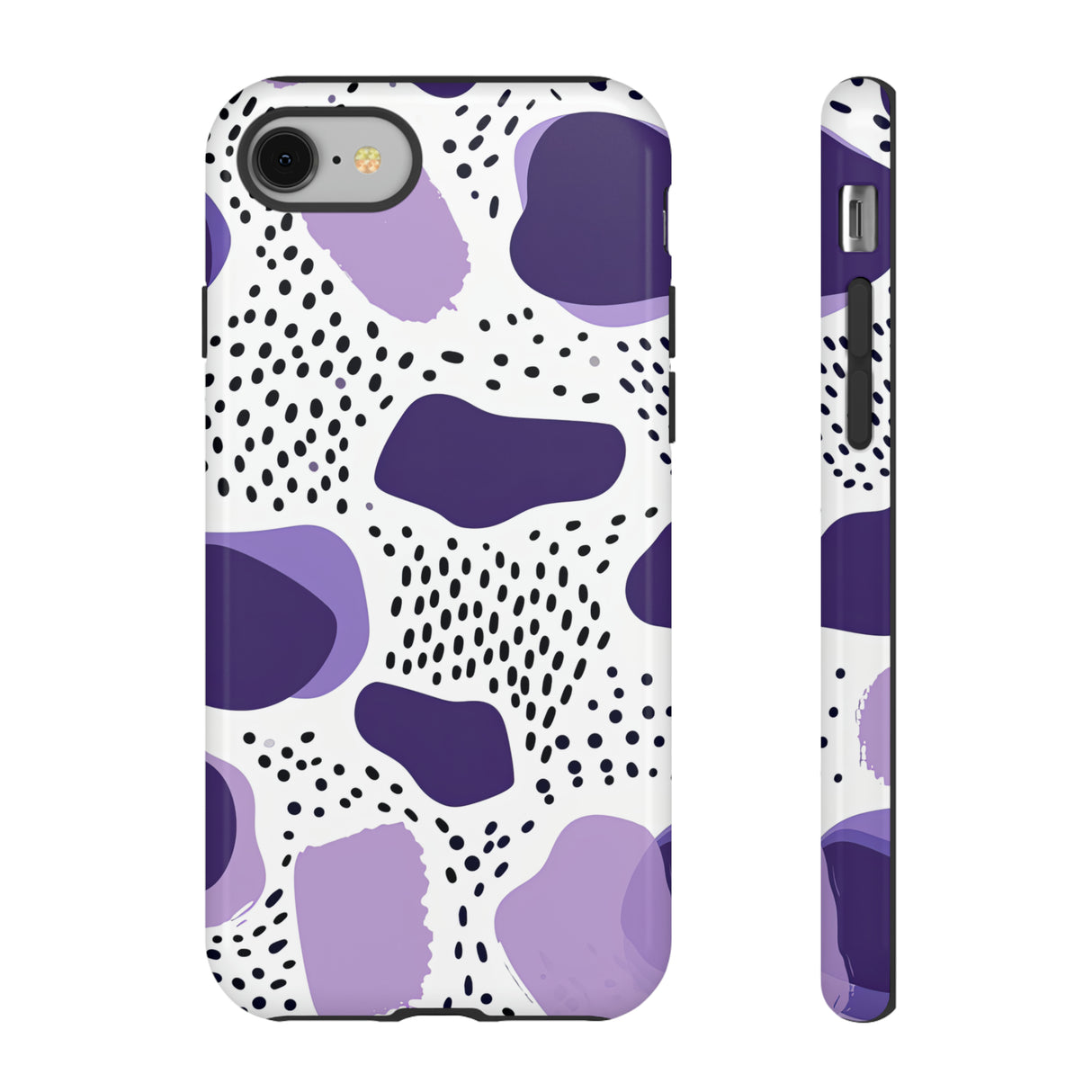 Purple Dots Elegance Case - Schutzhülle fürs Handy