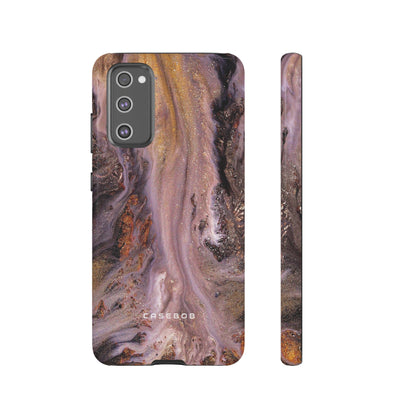 Pink Marble Ink Art - Protective Phone Case