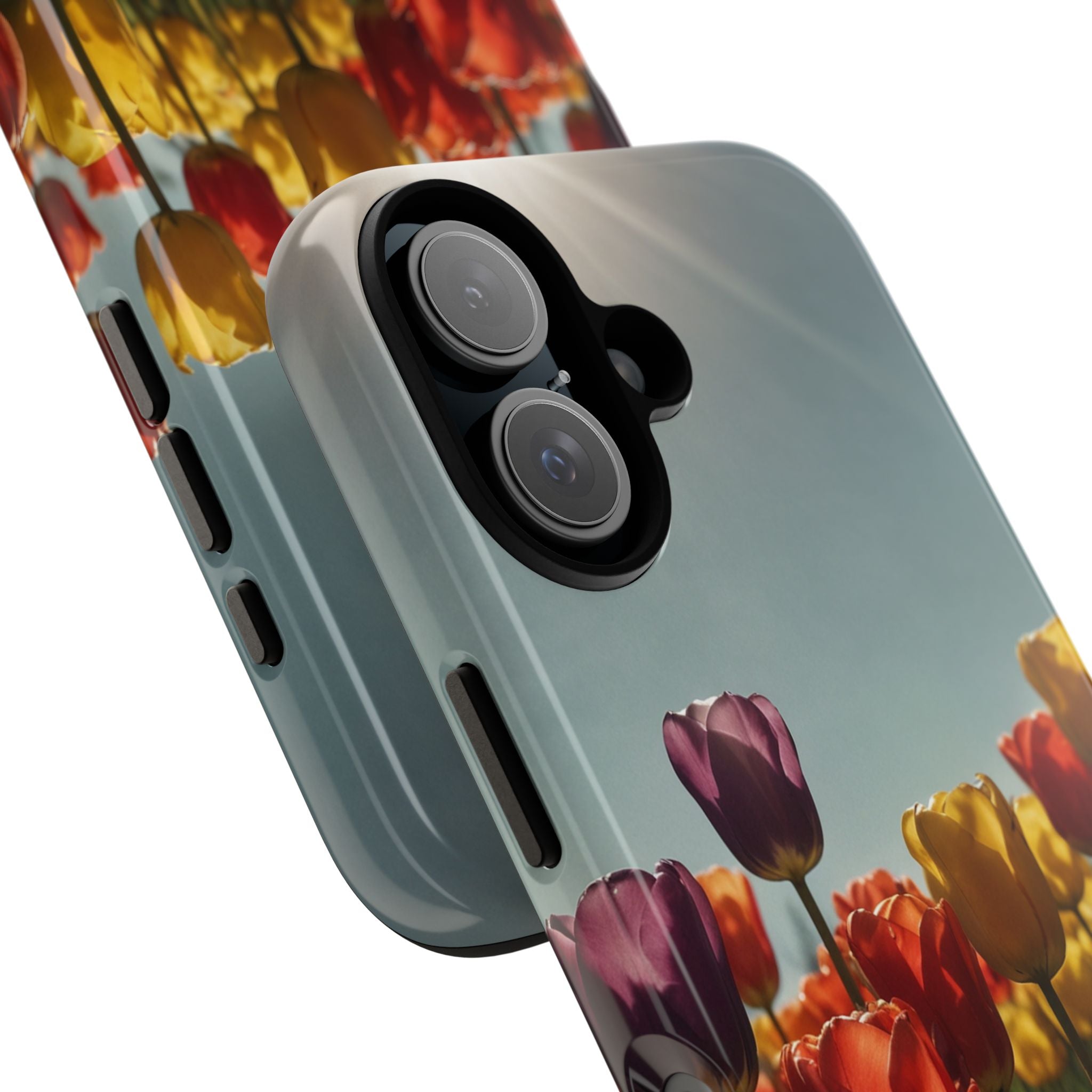Tulips Embrace Sunlight - iPhone Case