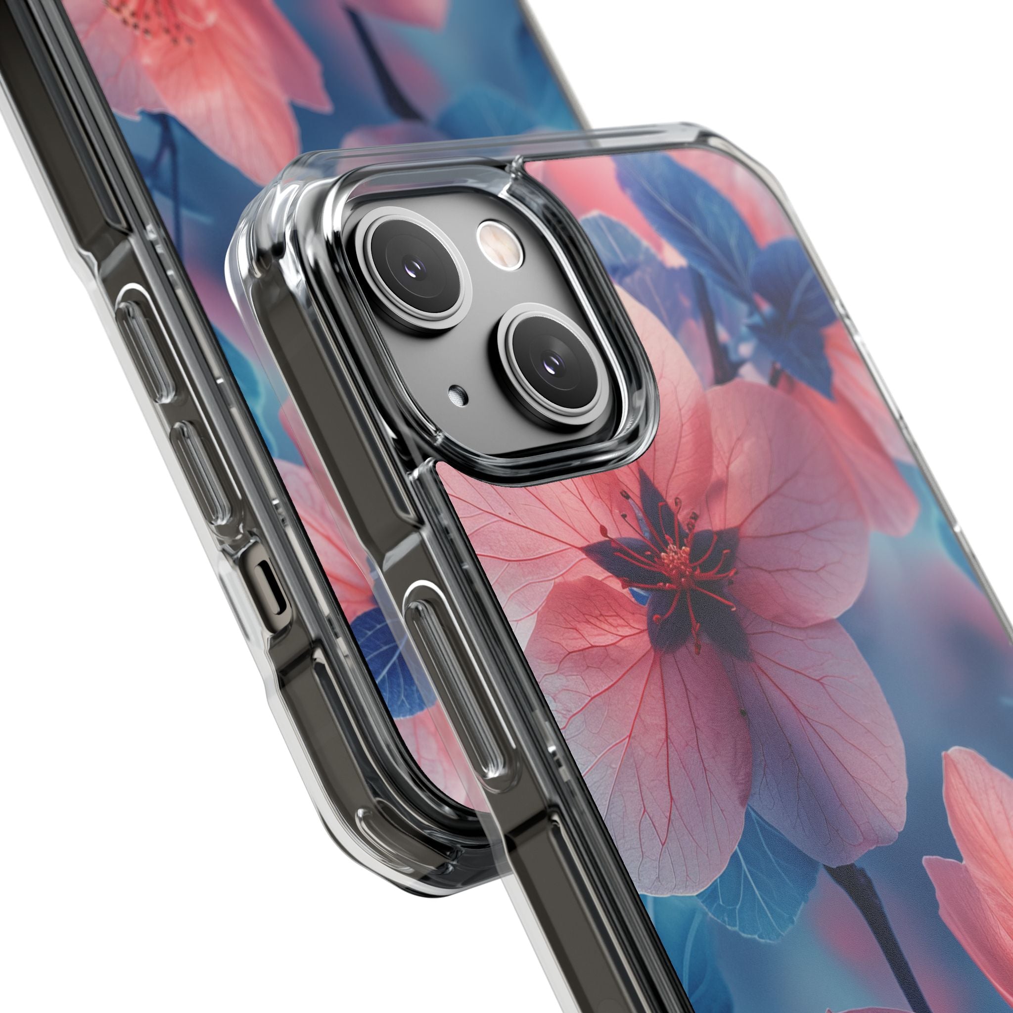 Blossom Serenity - Clear Impact iPhone 14 Phone Case