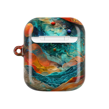 Solar Orbit Orange - AirPods Case