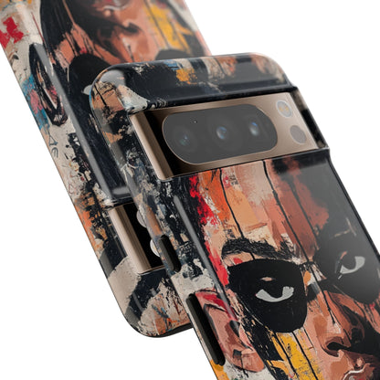 Masked Portrait Drips Google Pixel 8 Pro Case - Tough
