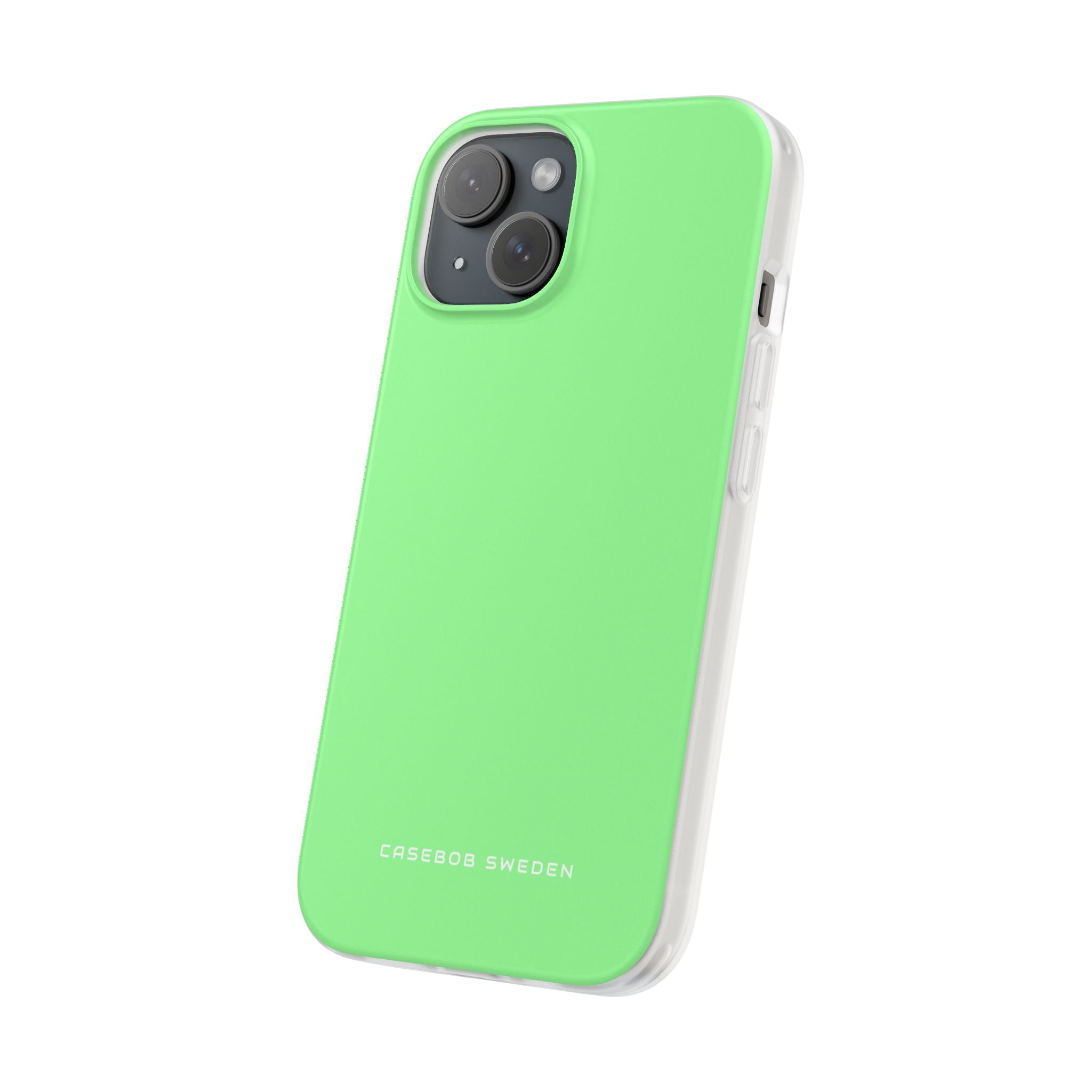 Pale Green iPhone 15 - Flexi Phone Case