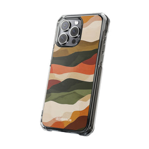 Earth Tone Pattern | Phone Case for iPhone (Clear Impact Case - Magnetic)