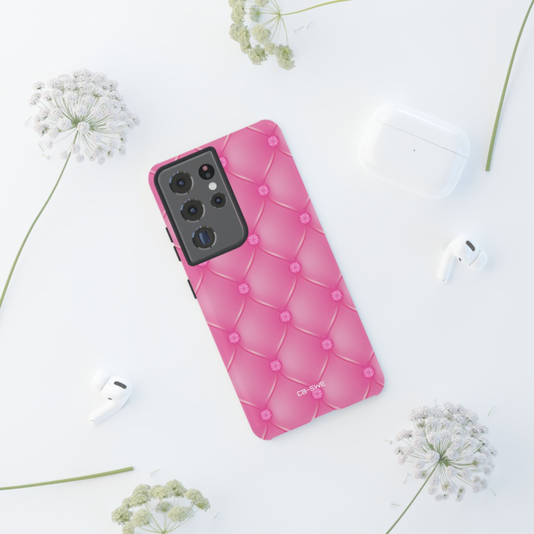 Quilted Pink Elegance - Samsung Case