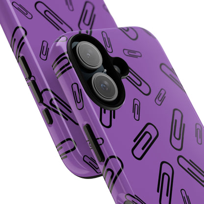 Paperclips Dance Playfully - iPhone Case