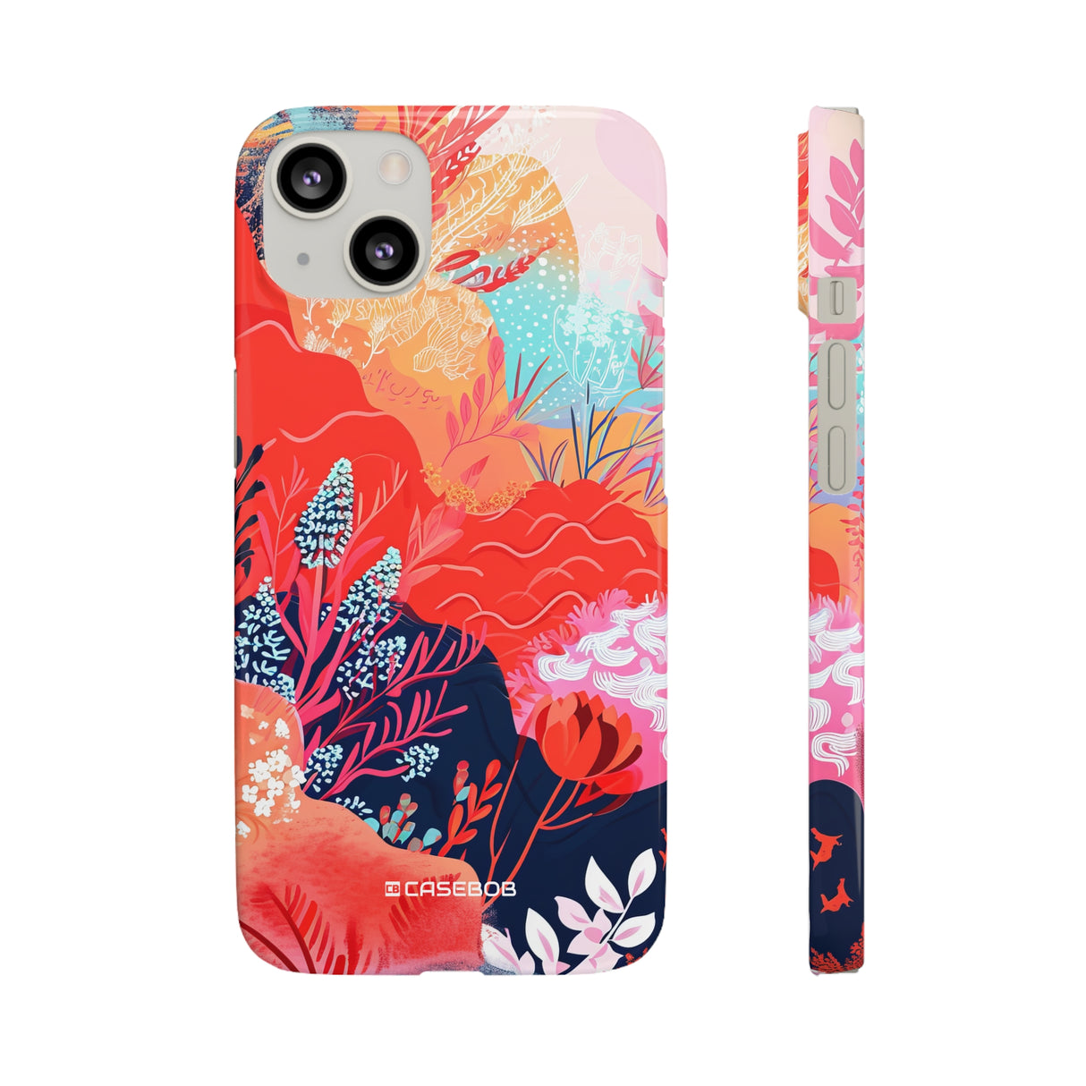 Living Coral Design | Handyhülle für iPhone (Slim Case)