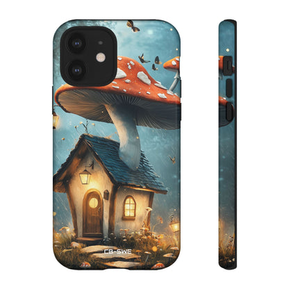 Mushroom House Glows - iPhone Case