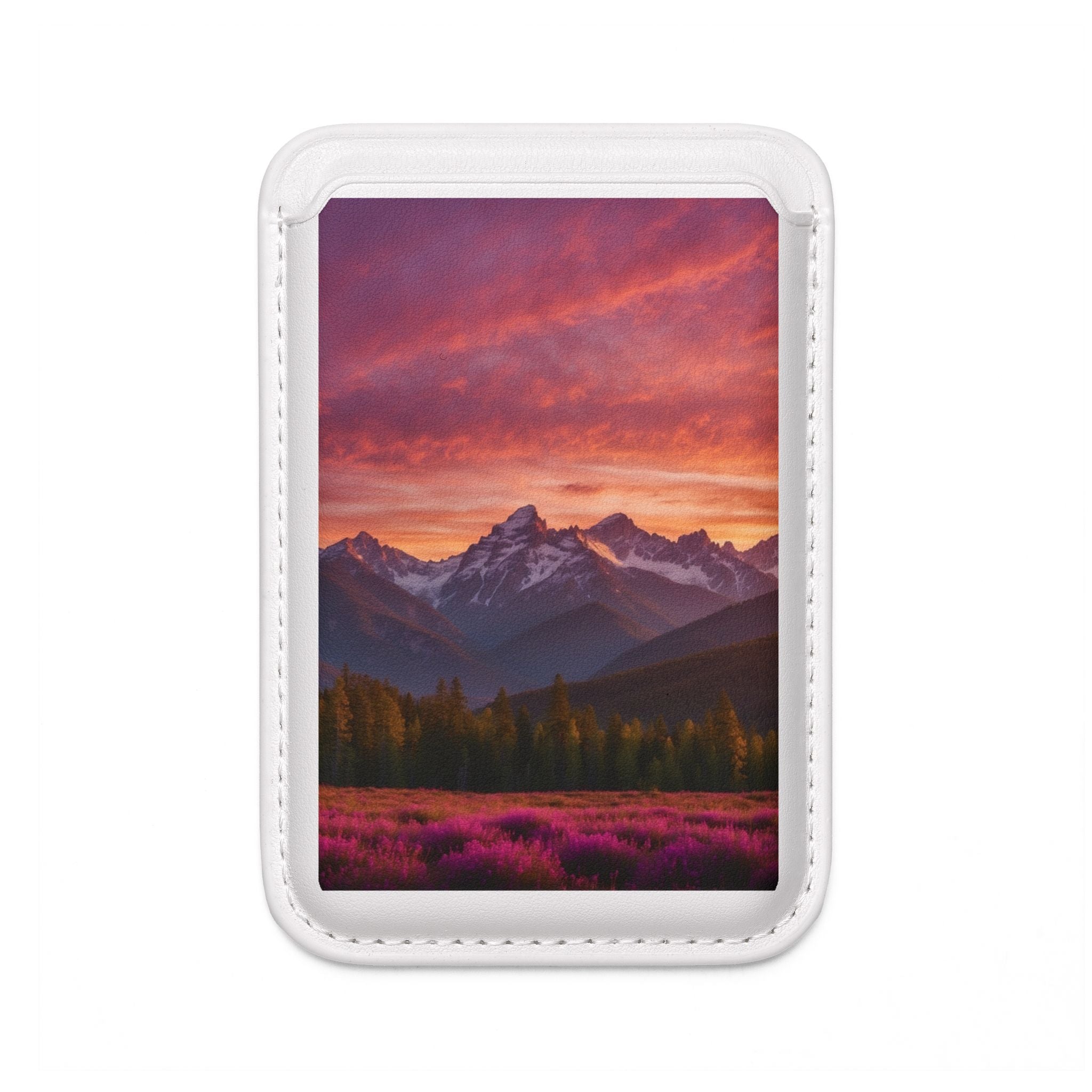 Mountain Bloom Twilight Wallet – MagSafe Ready