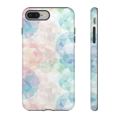 Geometric Intricacy: Pastel Precision - Protective Phone Case