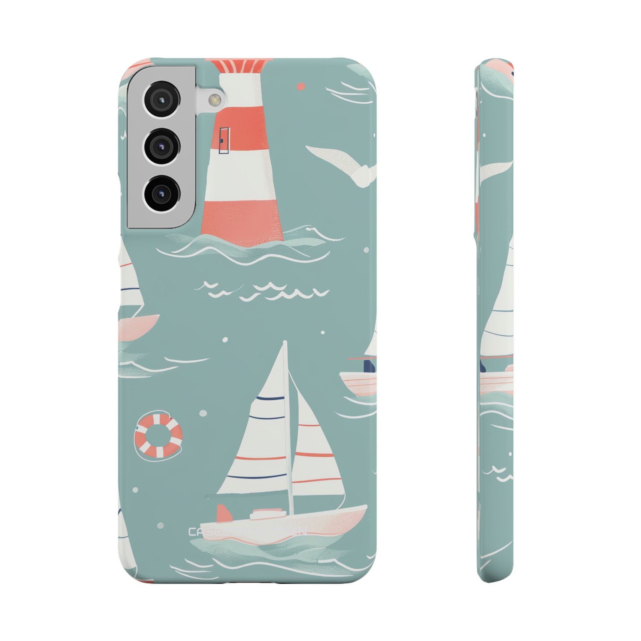 Lighthouse Nautical Charm - Slim Samsung S22 Phone Case