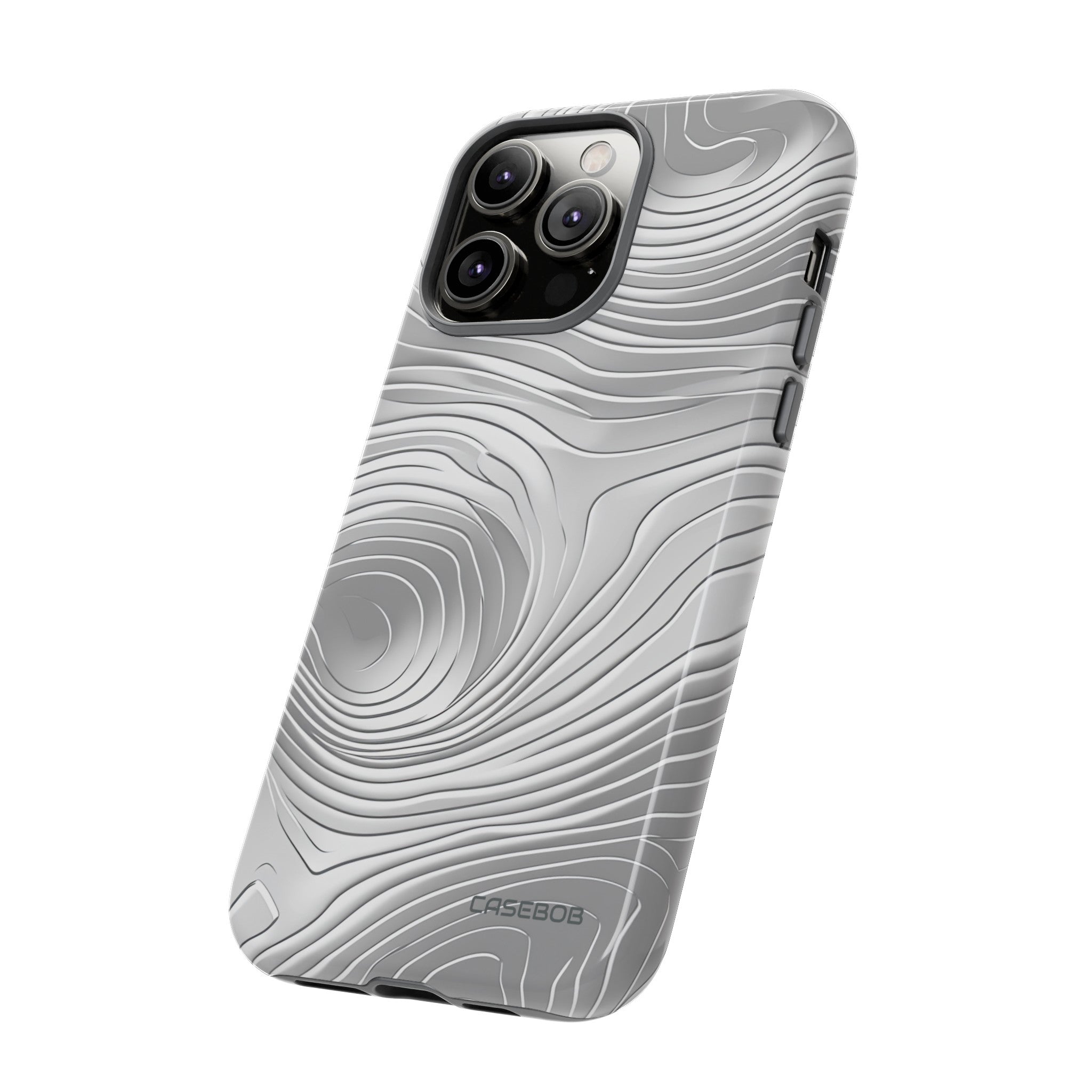 Sleek Grey Minimalism - Protective Phone Case