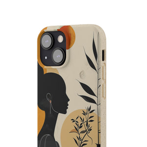 Modern Silhouette Tranquility | Biodegradable Phone Case