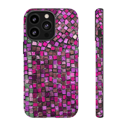 Purple Mosaic - Protective Phone Case