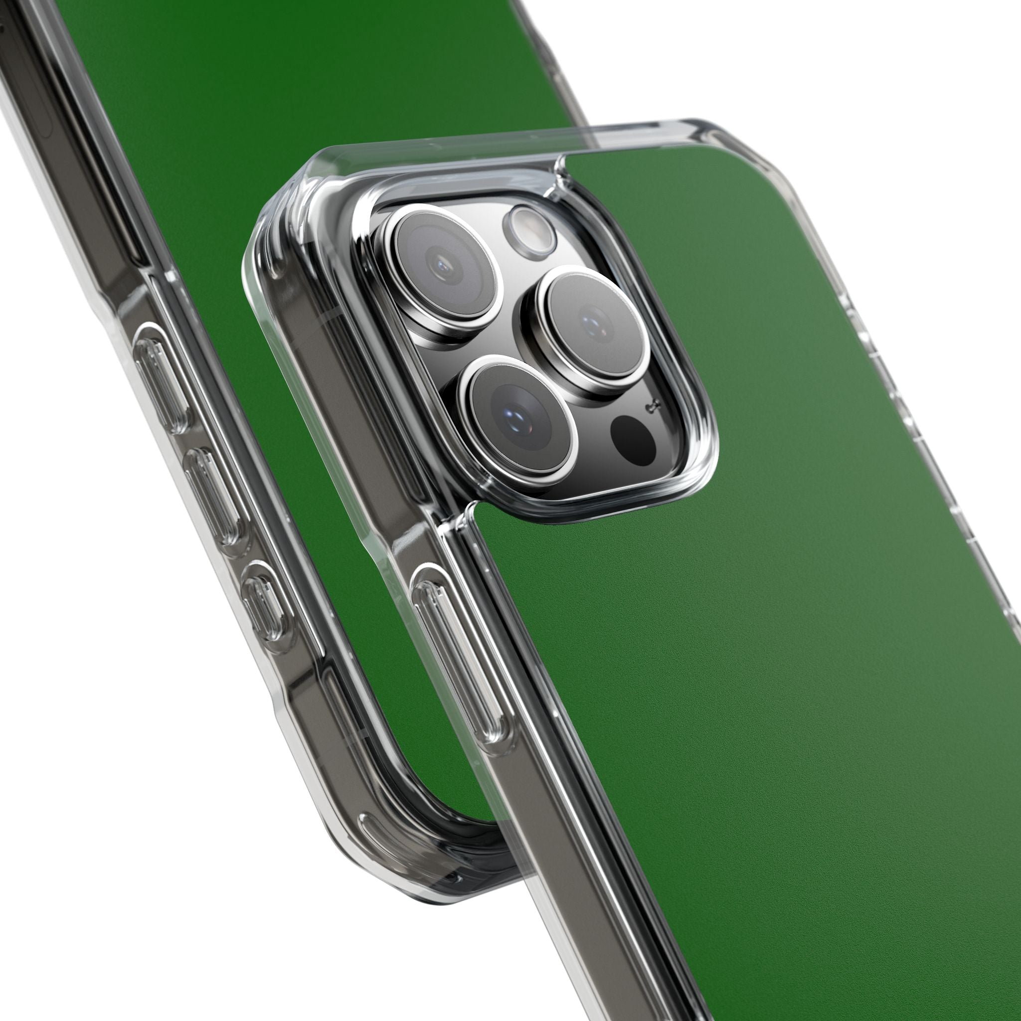 Dark Green iPhone 16 - Clear Impact Phone Case