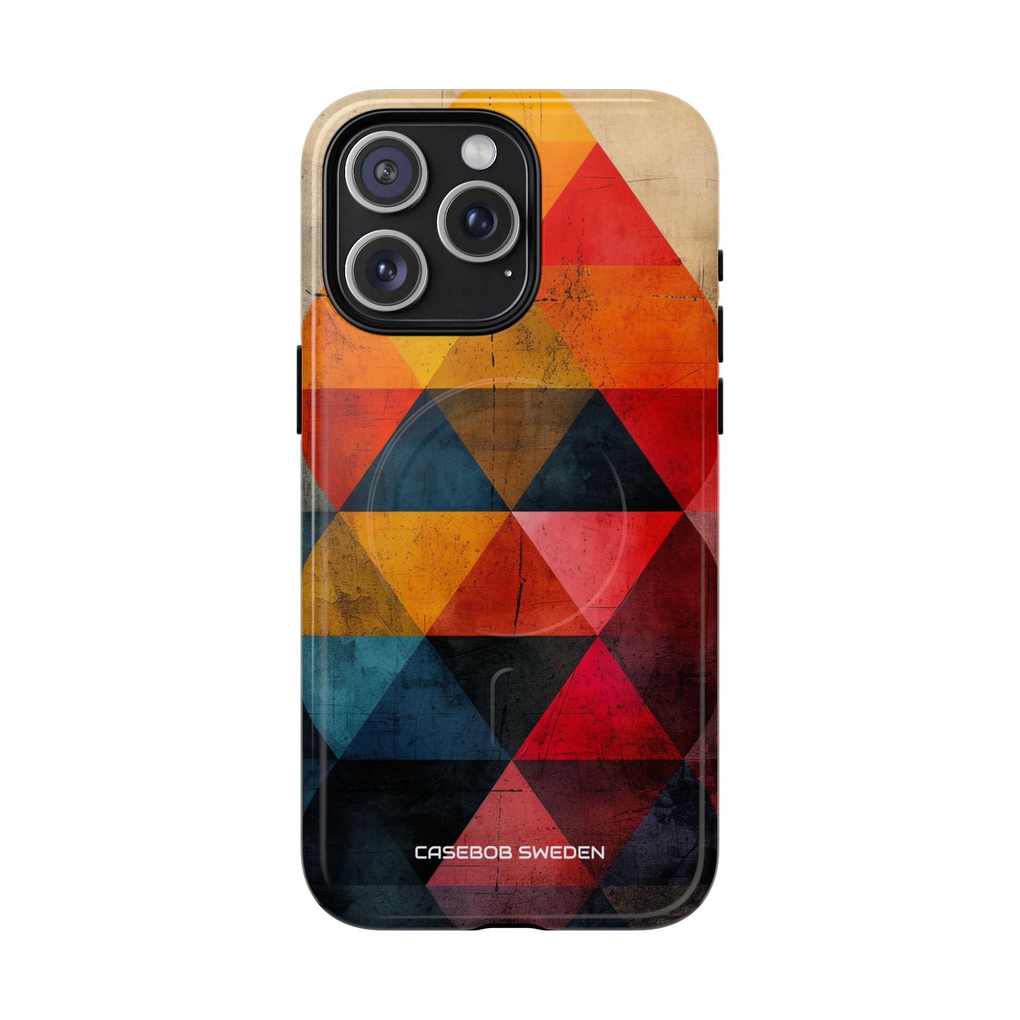 Geometric Energy - Tough + MagSafe® iPhone 15 Phone Case